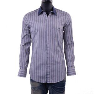 Dolce & Gabbana Blue Striped SICILIA Shirt  NWT